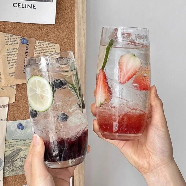 INS-Style Mojito Glass – Trendy Restaurant Fruit Tea Cup for Water, Juice, and Cold Drinks at Home - 图片 3