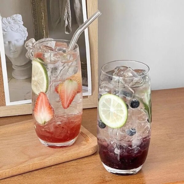 INS-Style Mojito Glass – Trendy Restaurant Fruit Tea Cup for Water, Juice, and Cold Drinks at Home - 图片 2